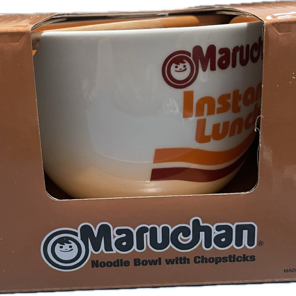 Maruchan Ramen Noodle Bowl with Chop Sticks NEW